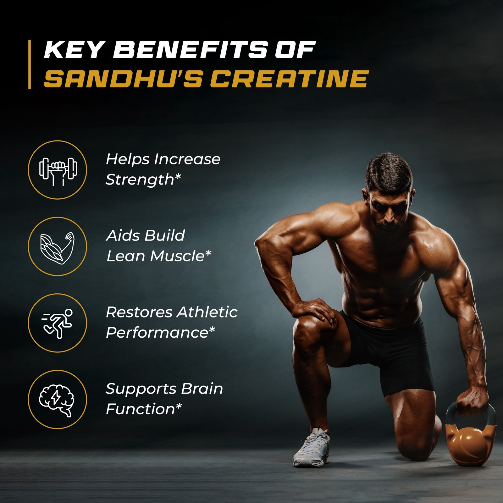 Sandhu’S Creapure German Creatine Monohydrate Powder Supplements for Men & Women