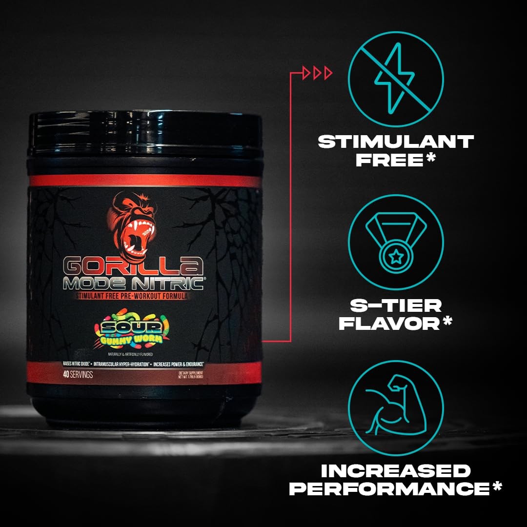 Gorilla Mind Gorilla Mode Nitric Upgraded Stimulant Tasting And Most Effective