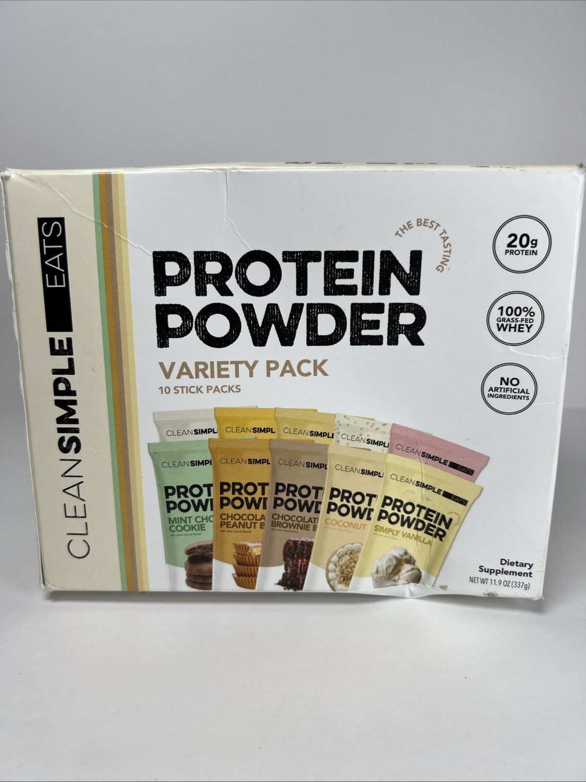 Clean Simple Eats 10-Flavor Variety Pack (10 Single Serving StickPacks) Exp 2/27