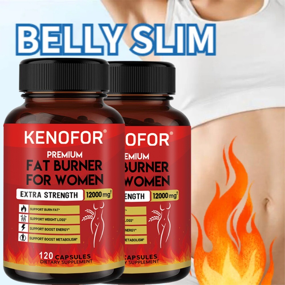 Fat Burner for Women 12,000 mg, Appetite Control, Weight Loss, 120 Capsules
