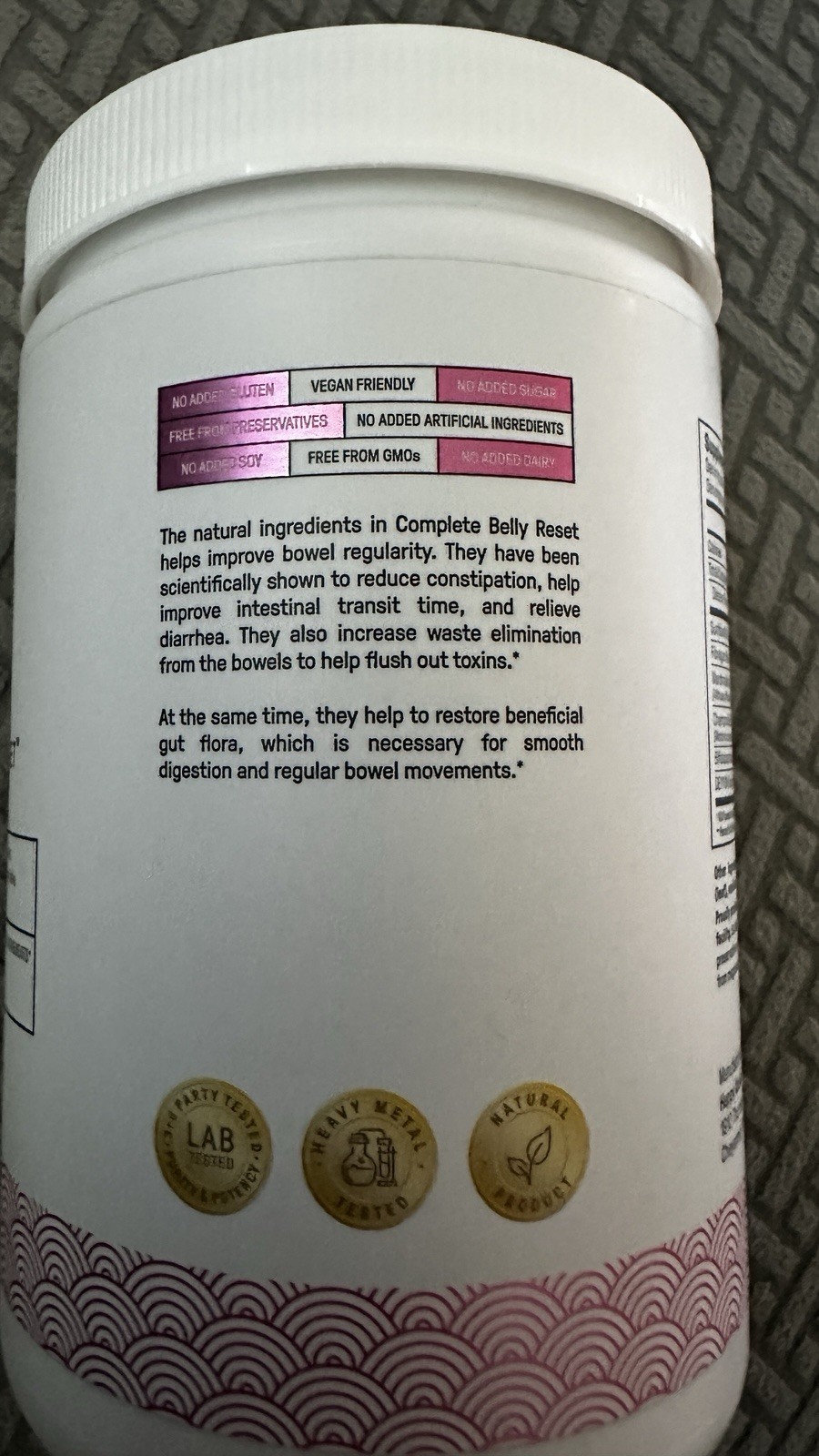 3 pack BRAND NEW SEALED Happy Mammoth Complete Belly Reset Vanilla Bean