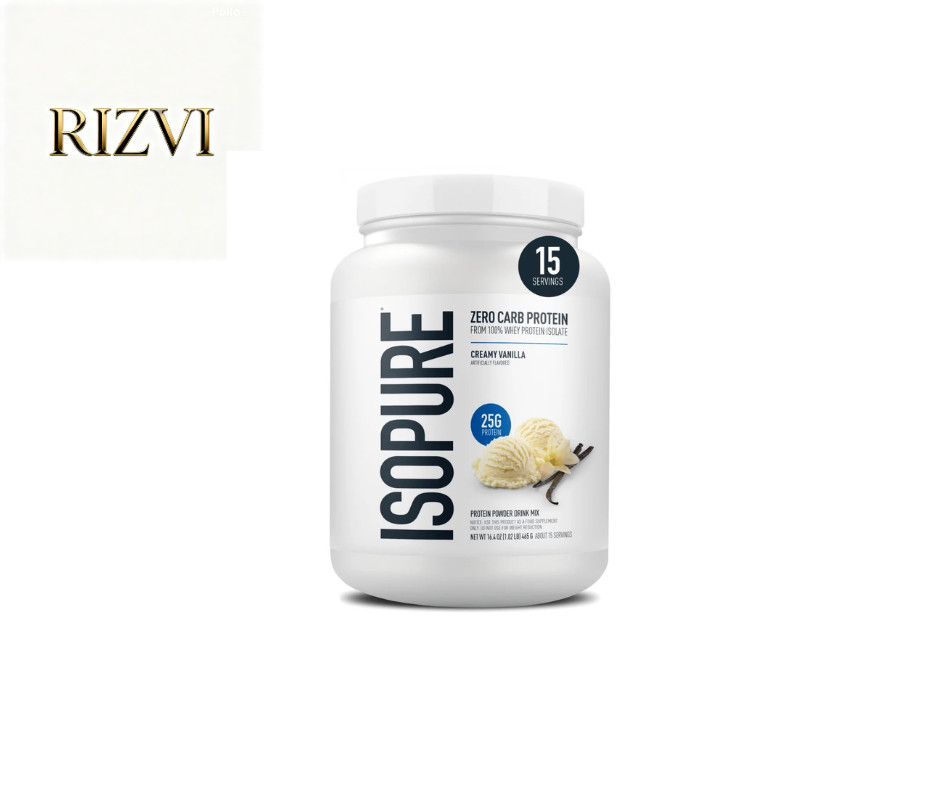 Isopure Zero Carb 100% Whey Protein Isolate Vanilla Protein Powder 25g15Servings