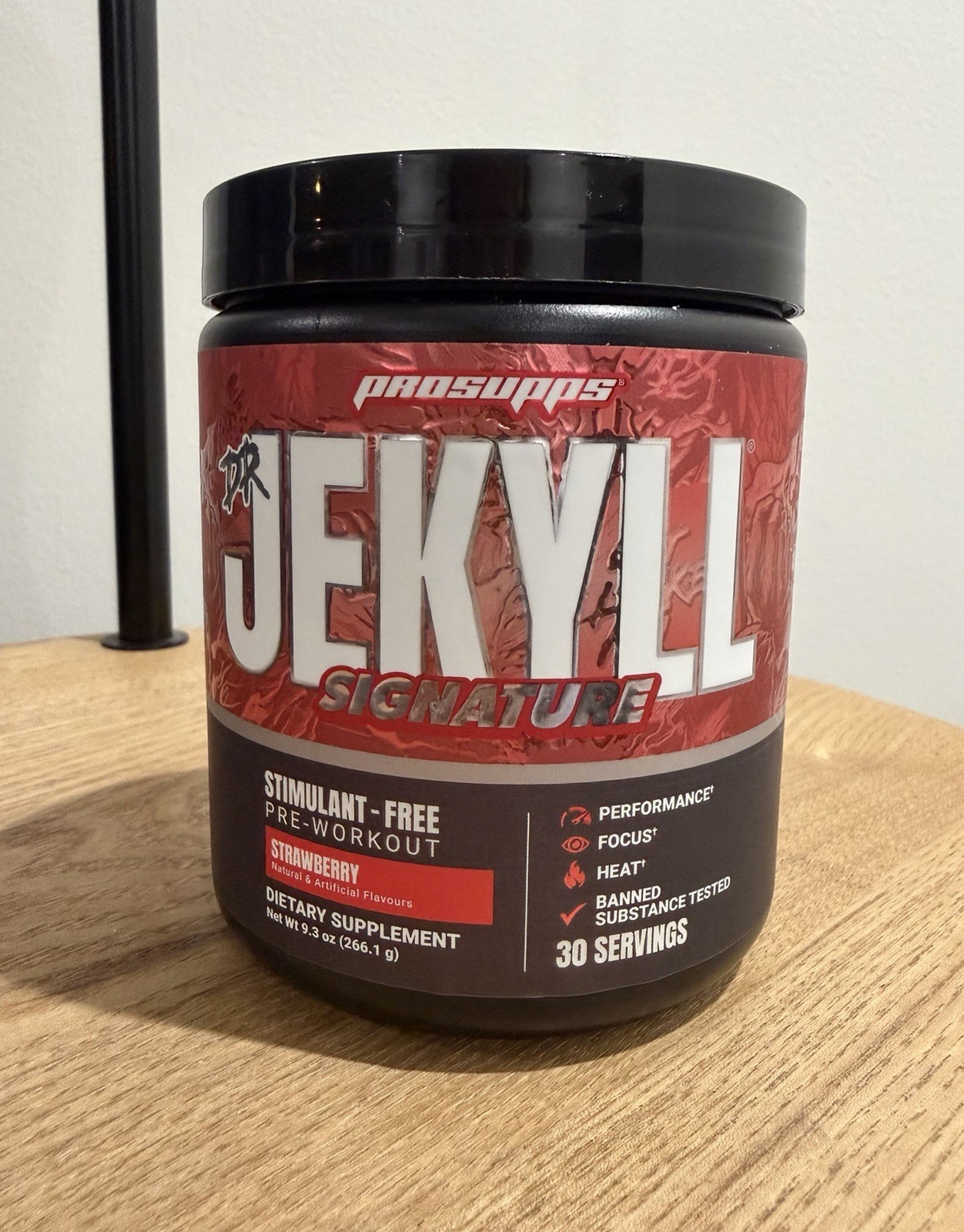 ProSupps Dr. Jekyll Signature Pre-Workout Powder Strawberry New 9.3 oz
