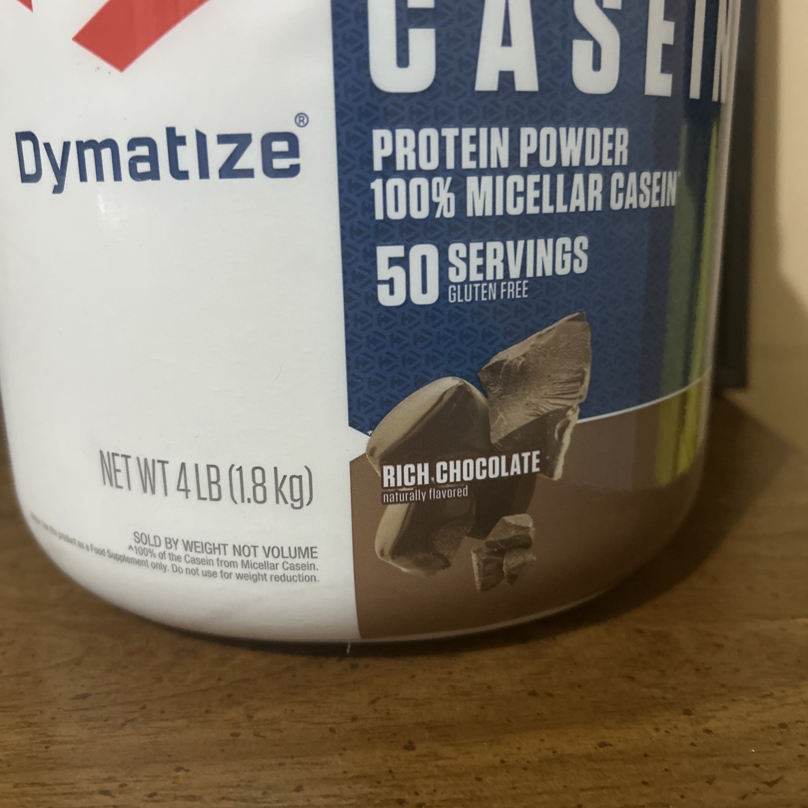 Dymatize Elite 100 Micellar Casein Slow Absorbing Protein Rich Chocolate 4 lbs.