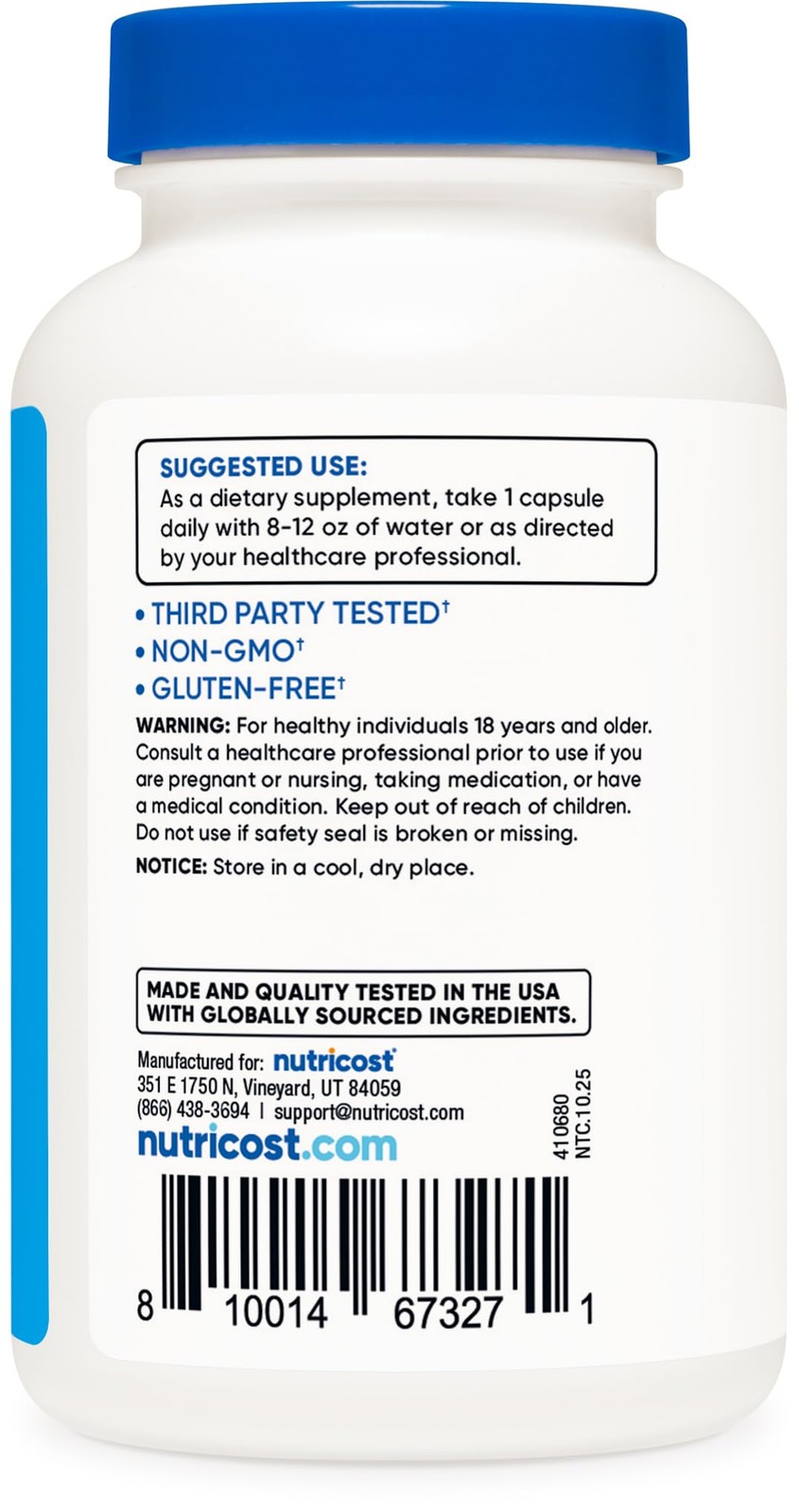 Nutricost Electrolyte Complex Advanced Hydration 120 Count (Pack of 1), Red