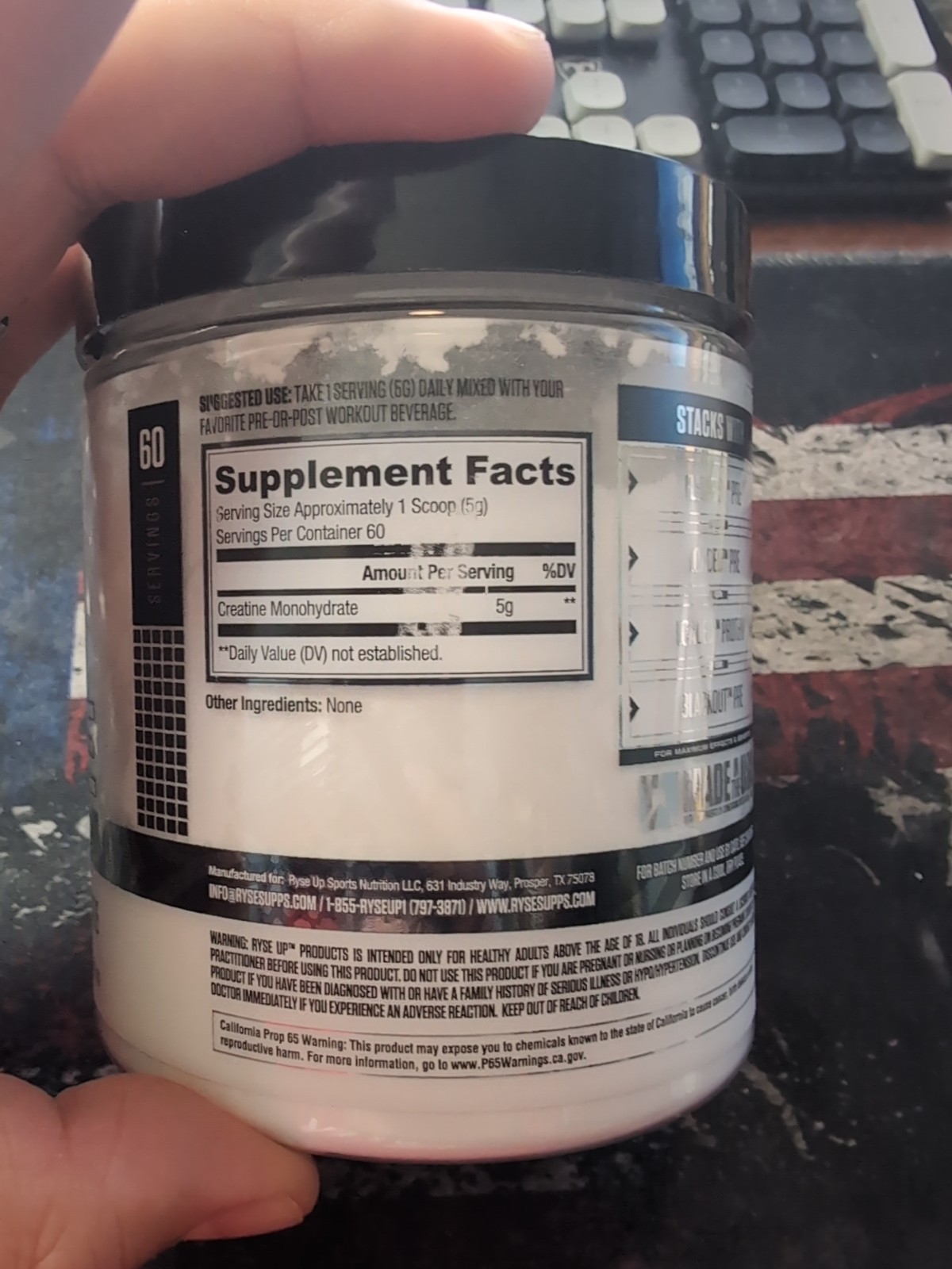 Ryse Element Series Creatine Monohydrate | Increase Lean Muscle Mass | Improv…