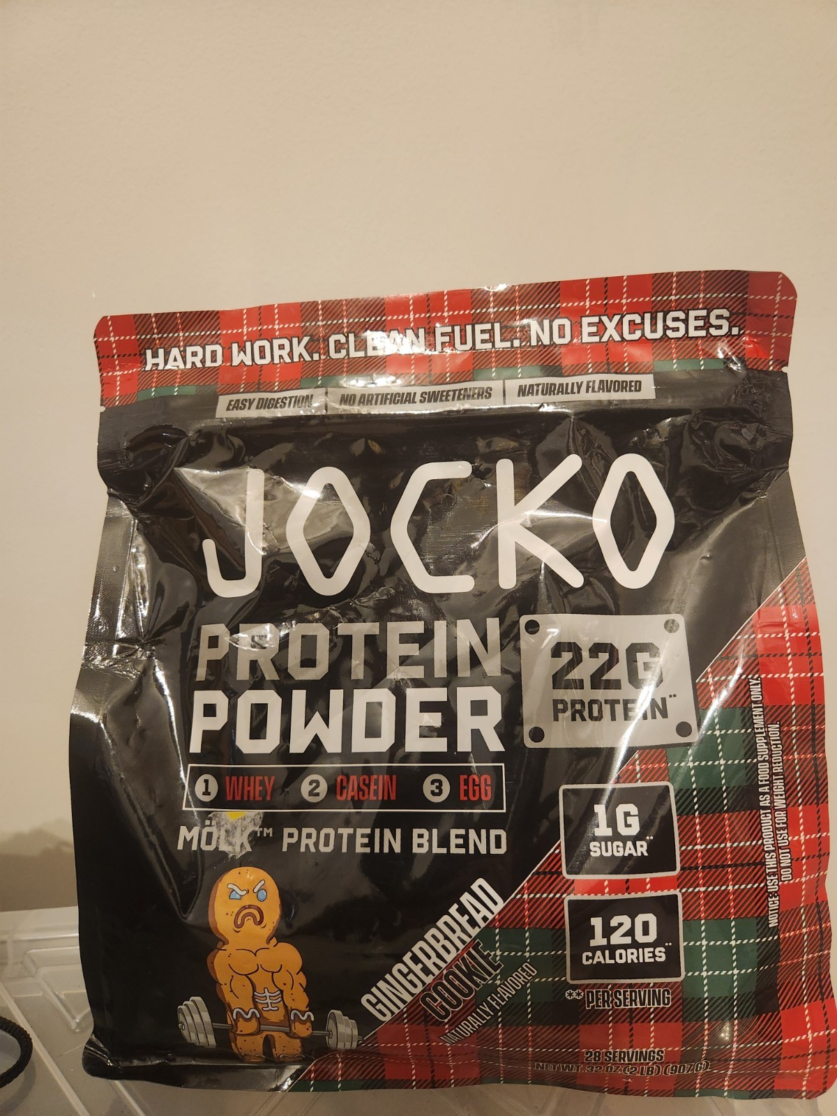 Jocko Protein Powder Mölk Protein Blend Gingerbread Cookie 2 Lbs