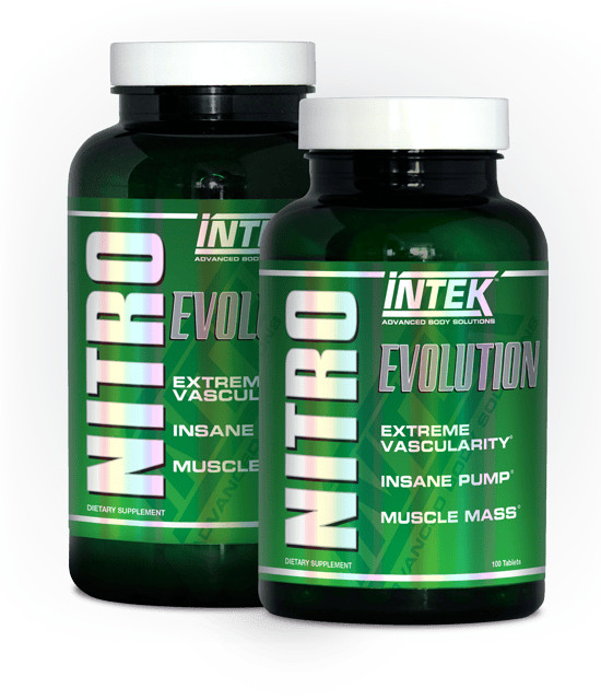 NITRO EVOLUTION 100CT BY INTEK NITRIC OXIDE PUMP VASCULAR ROAD MAP VEINS