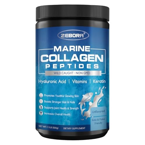 ZEBORA Marine Collagen Peptides Powder – Wild Caught Hydrolyzed Fish Collagen
