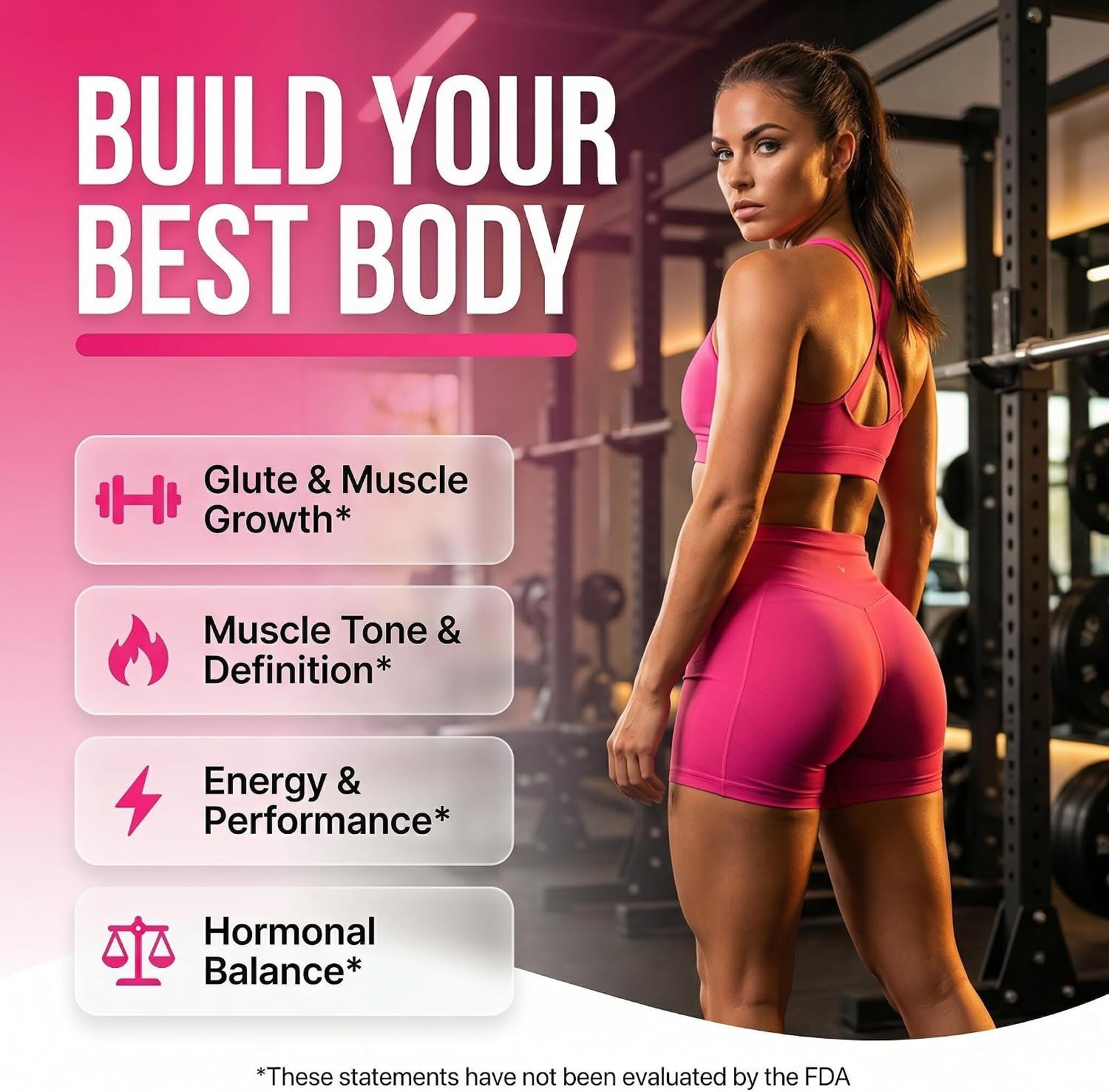 Creatine Monohydrate Powder for Women BCAA Collagen Biotin Hyaluronic Acid D3