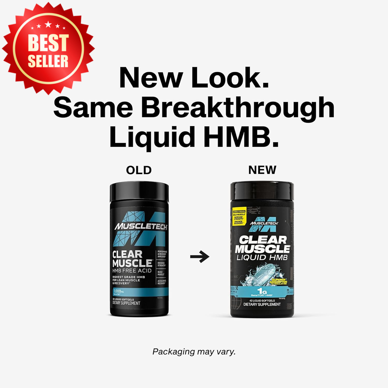 HMB Free Acid 1OOOMg Muscle Supplement 42 Liquid Softgels Recovery US
