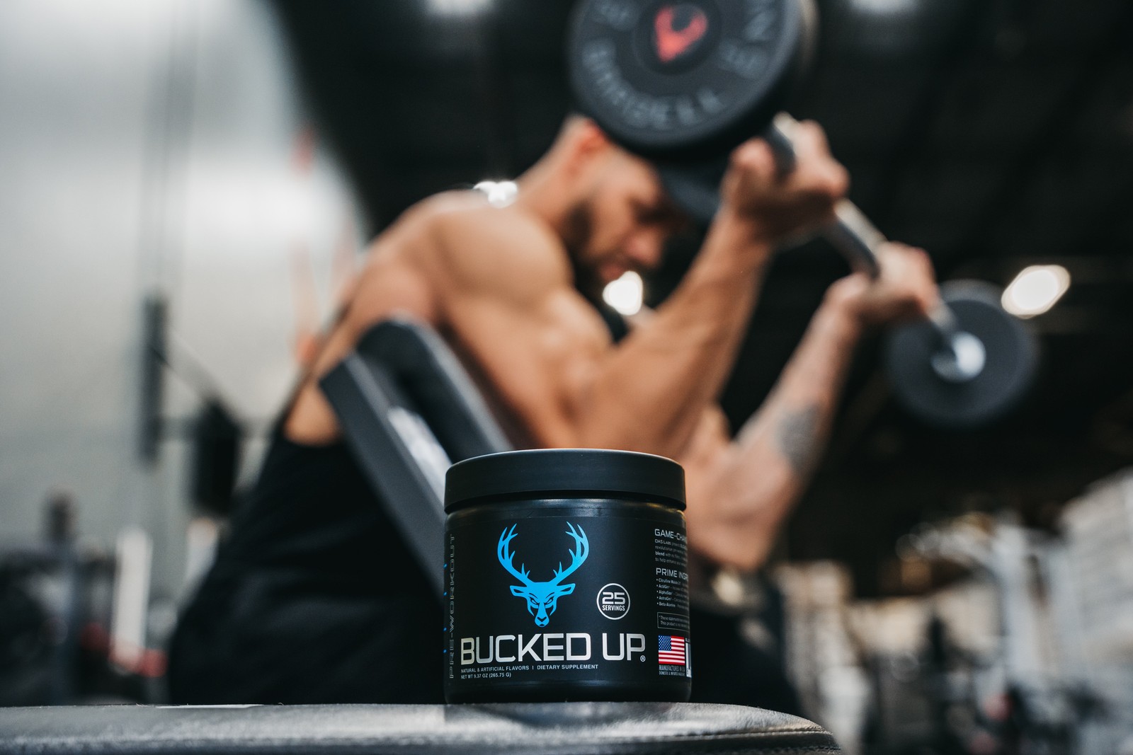 Pre-Workout Powder, Blue Raz, Vitamin B12 & 200Mg Caffeine, 25 Servings