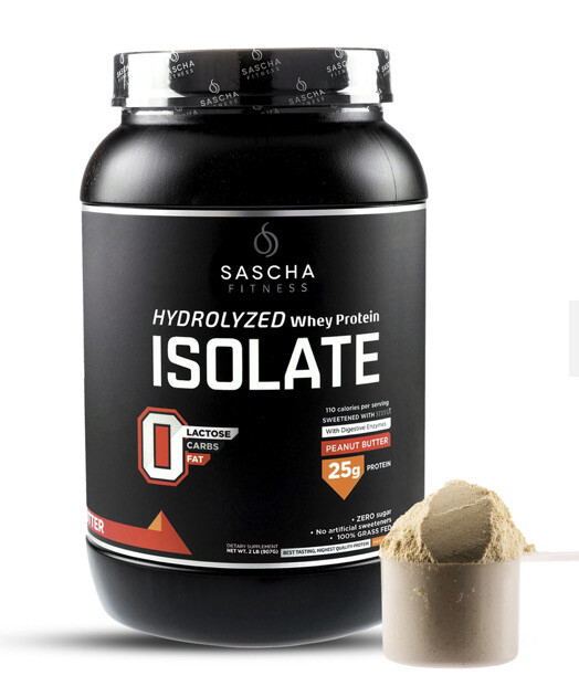 HYDROLYZED WHEY PROTEIN ISOLATE PEANUT BUTTER by Sascha Fitness