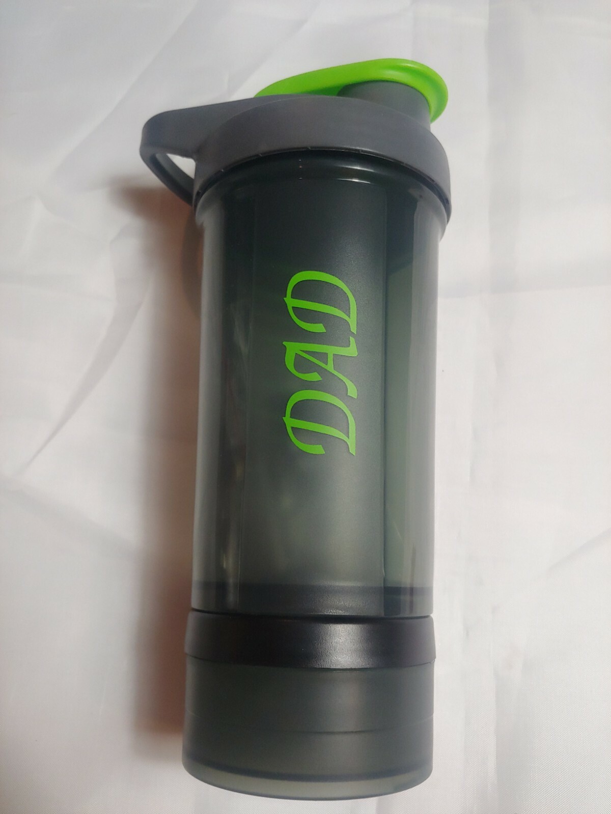 DAD Shaker ball Cup gray green holds powder Shaker 500mL