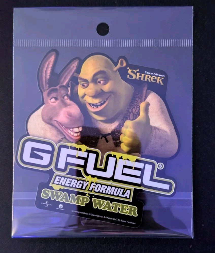 G FUEL Shrek Collector’s Box || Brand New w/ Sticker & 2 Tubs