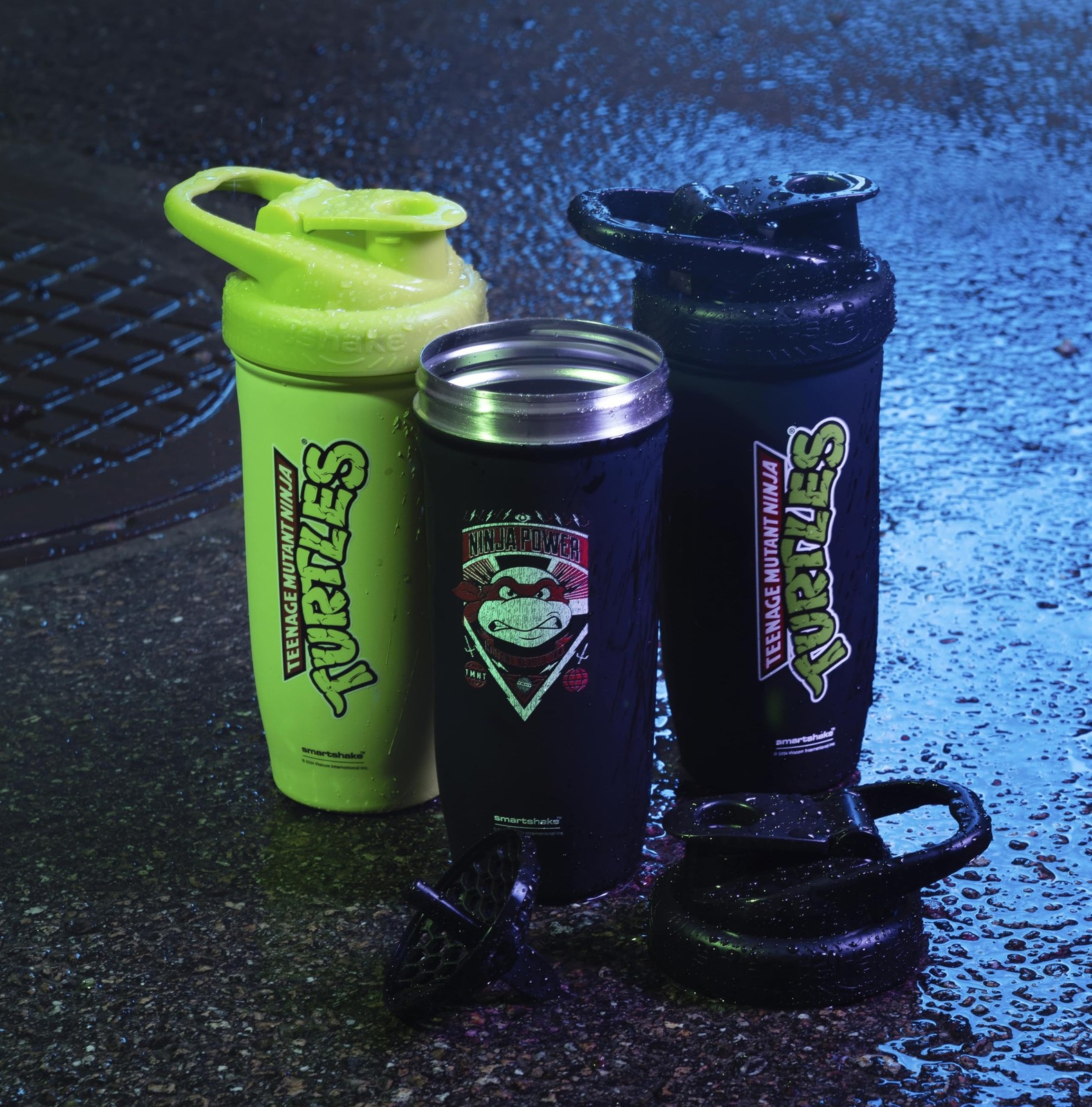 Smartshake Tmnt Reforce Stainless Steel Protein Shaker Bottle – Non Insulated