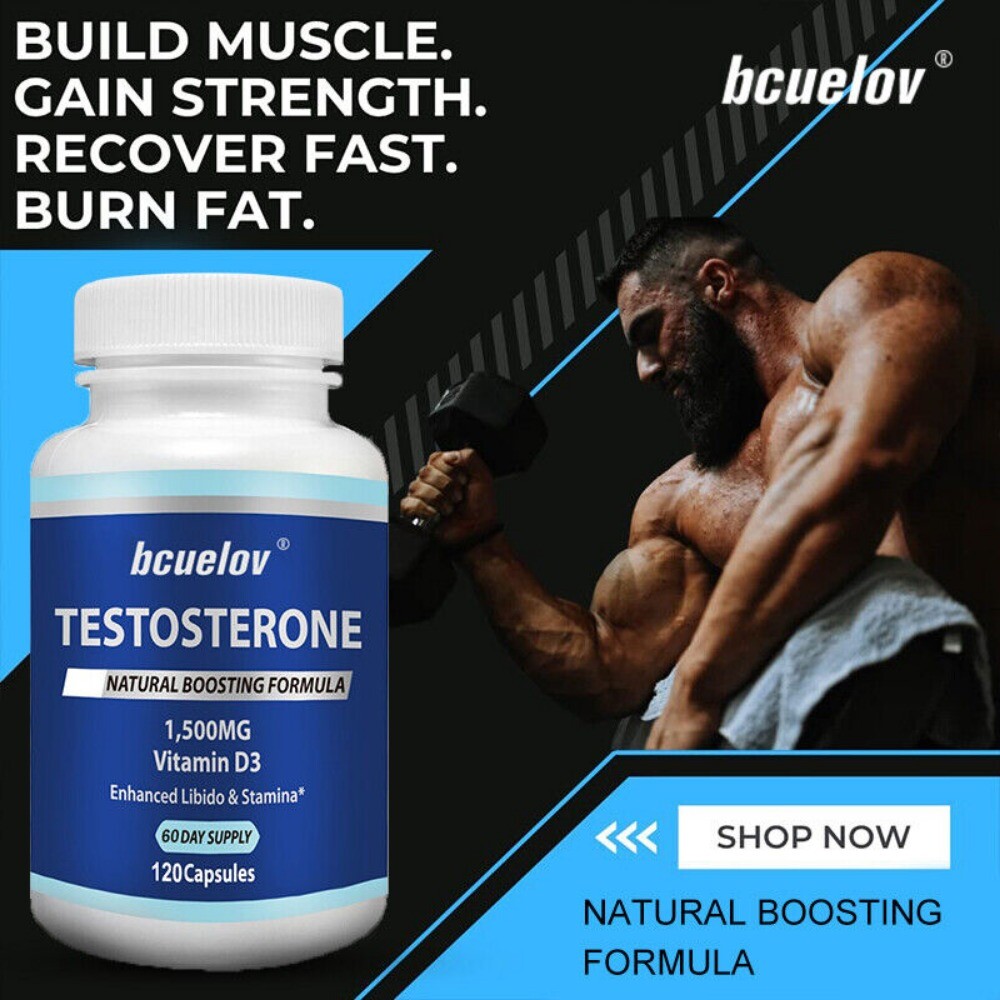 Boost Energy Support Male Enhancement Increase Endurance Muscle Mass 120 Capsule