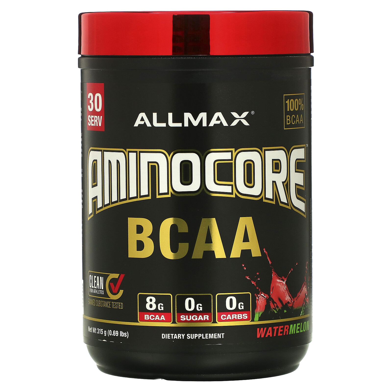 AMINOCORE™ BCAA, Watermelon, 0.69 lbs (315 g)