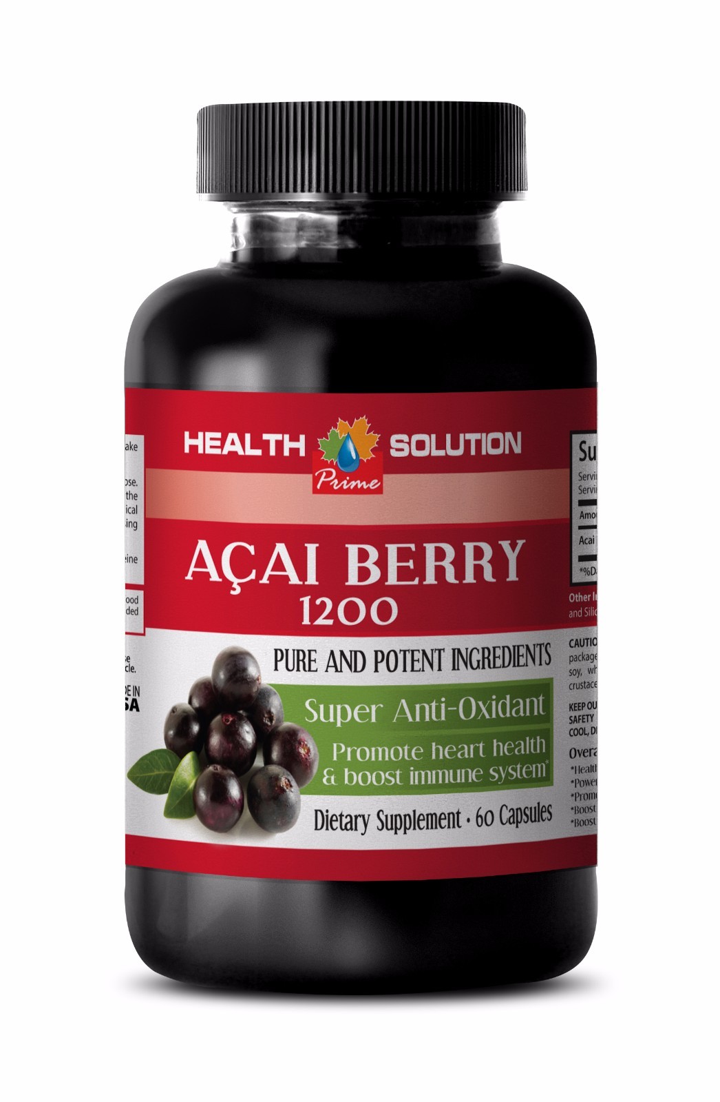 Detox pills – ACAI BERRY 1200 SUPER ANTIOXIDANT – Detox powder 6B