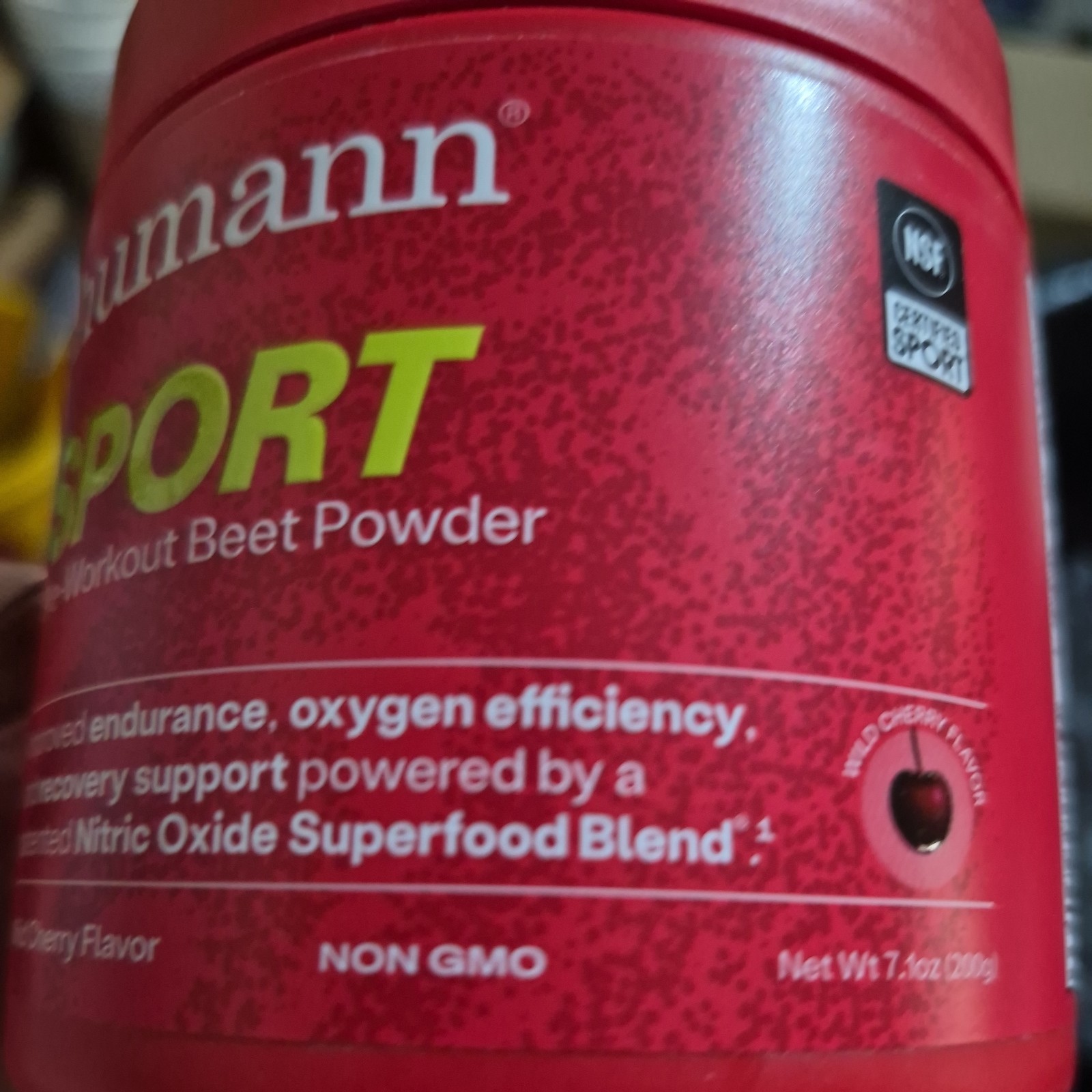 Superbeets Sport Endurance Pre Workout Powder, Nitric Oxide Supplement, NSF Cert
