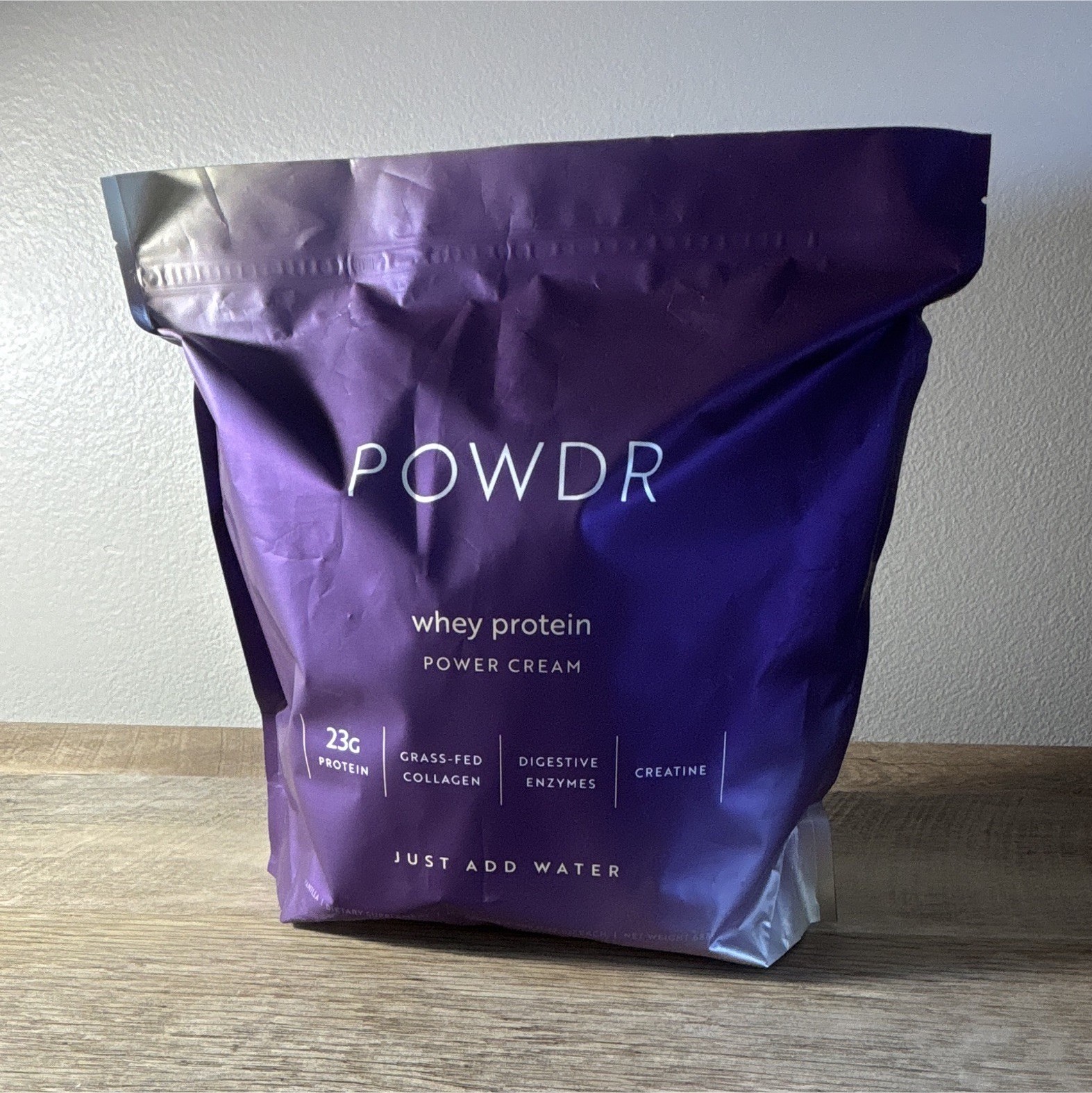 POWDR Whey Protein Powder Vanilla Grass Fed Gluten-Free Non-GMO No Sugar