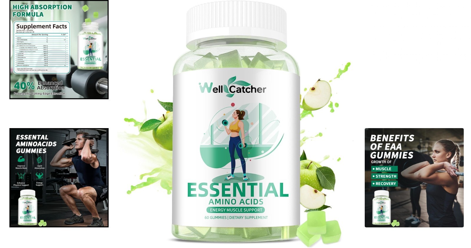 Gummies Essential Amino Acids – All 9 Essential Aminos and All Branched-Chain