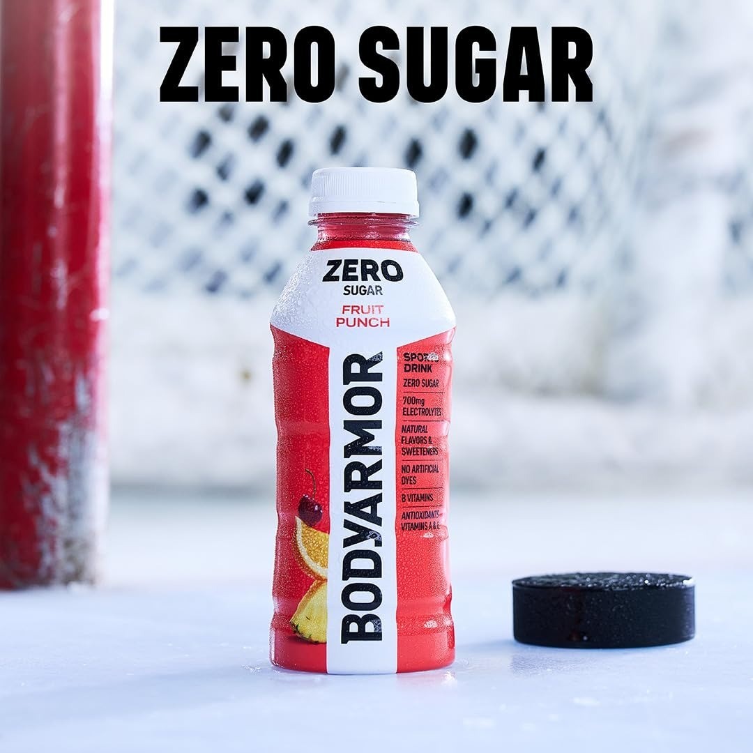 BODYARMOR Zero Sugar Watermelon Strawberry Electrolyte Drink 12 Fl Oz 8 Pack