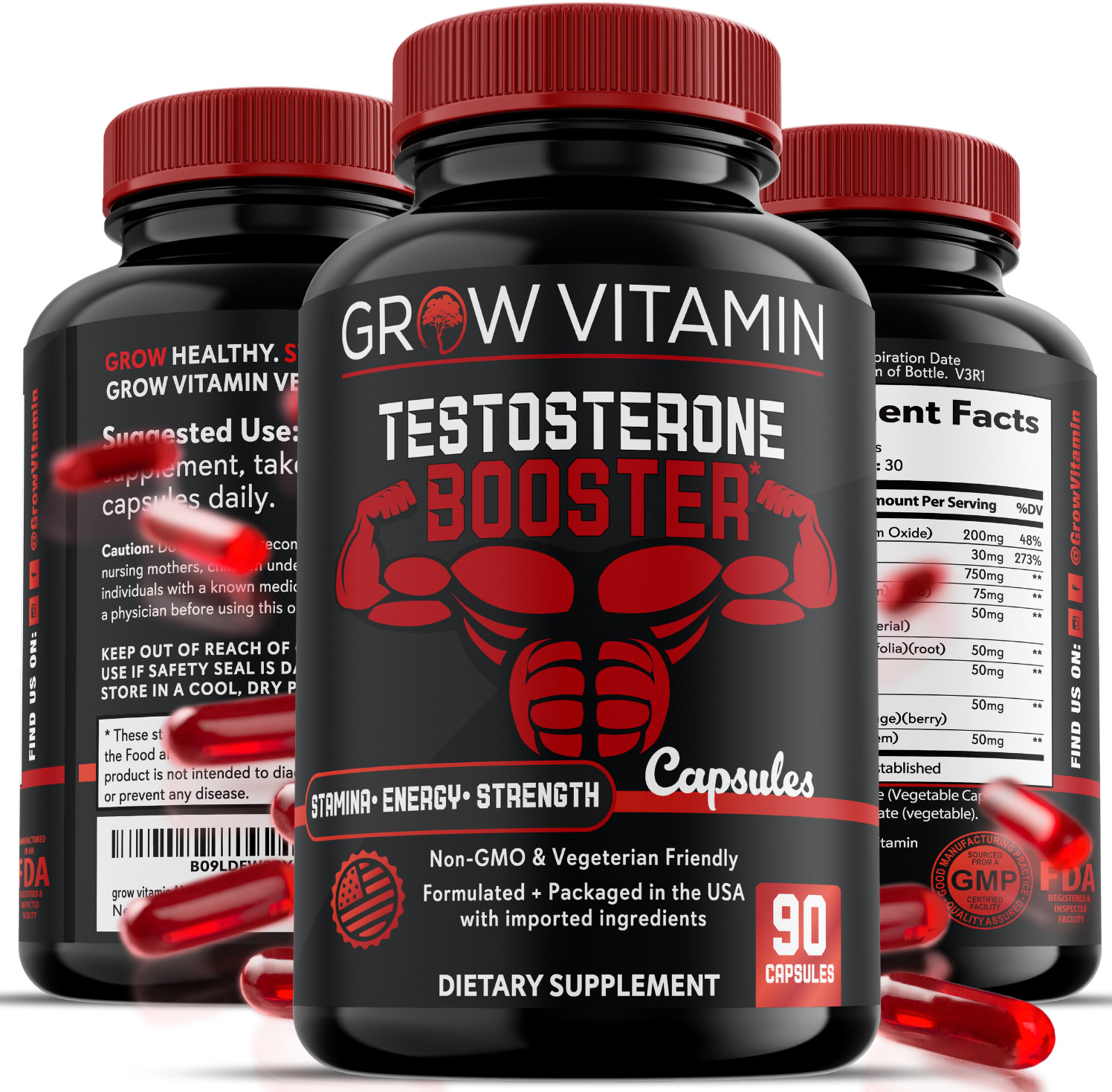 ORIGINAL TESTO BOOSTER CAPLETS – PRIME LABS BOOSTER ENDURANCE ENERGY STRENGHT
