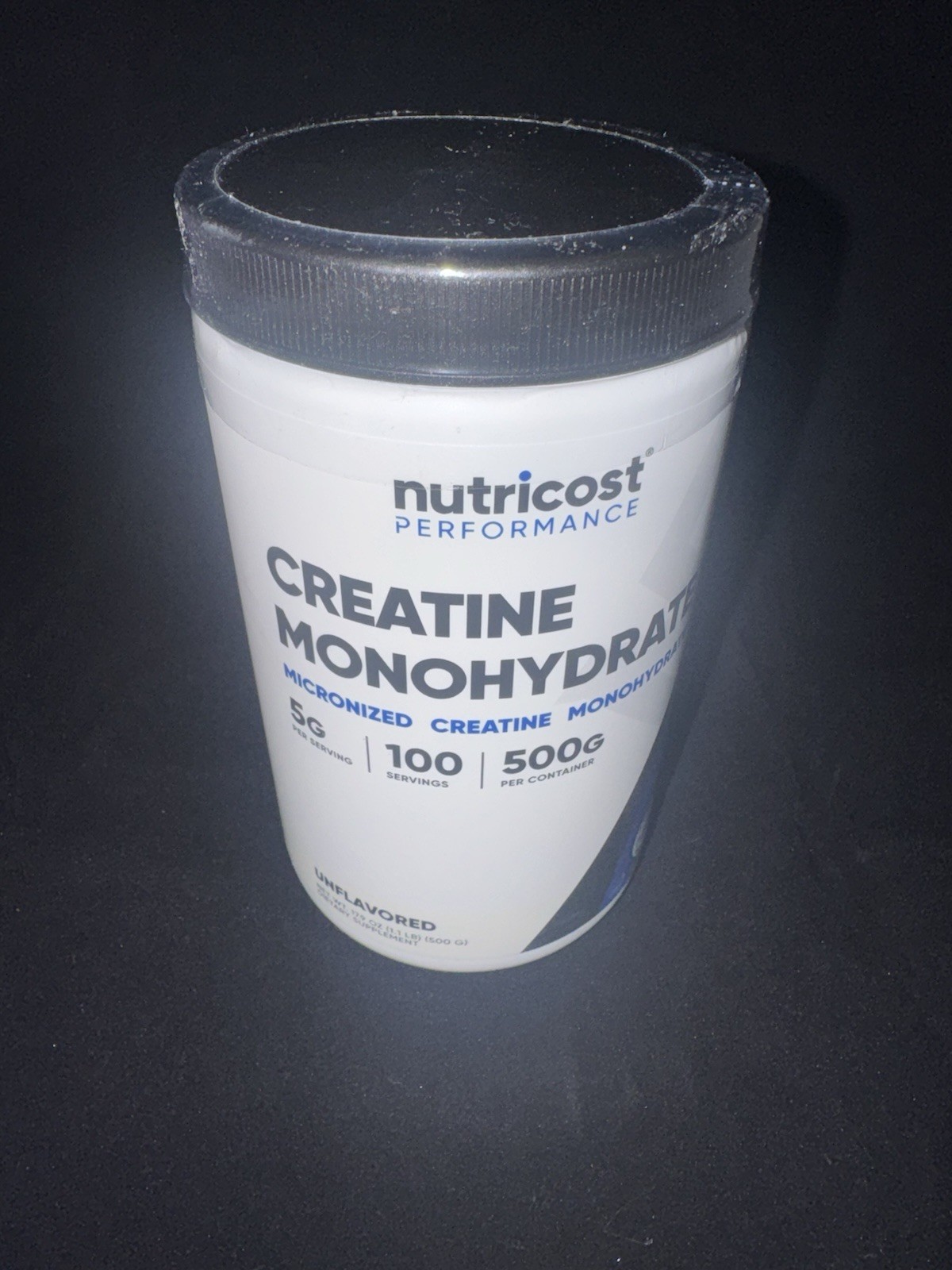 Nutricost Pure Creatine Monohydrate 500 Gram Powder Unflavored Exp 04/2029