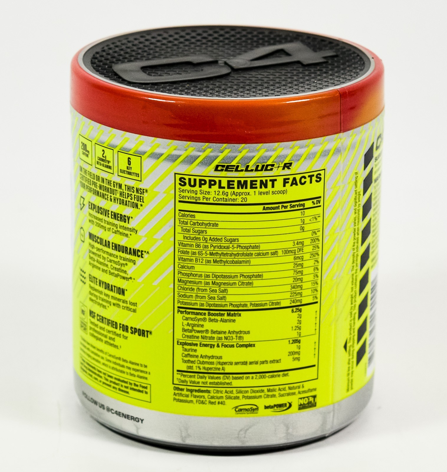 Cellucor C4 SPORT Pre-Workout 8.9oz Hawaiian Punch FRUIT JUICY RED 02/2027