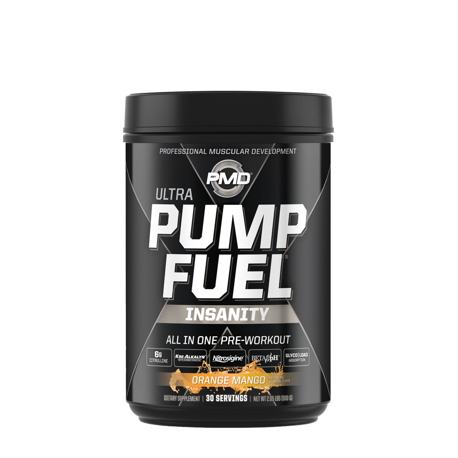 Ultra Pump Fuel® Insanity – Tropical Orange Mango (30 Servings)