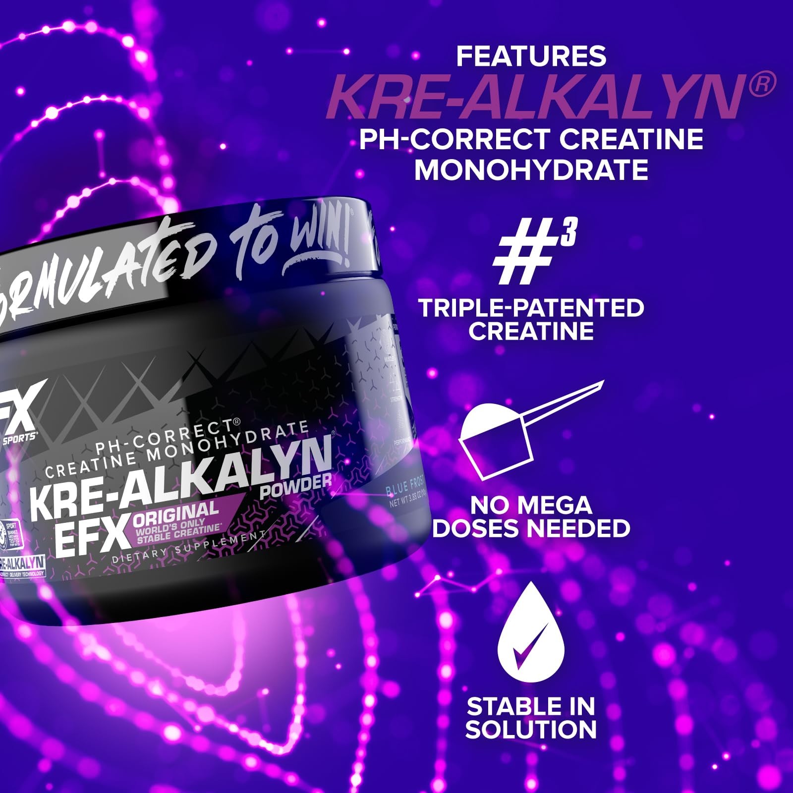 Kre-Alkalyn EFX Powder | pH Correct Creatine Monohydrate Powder Supplement | …