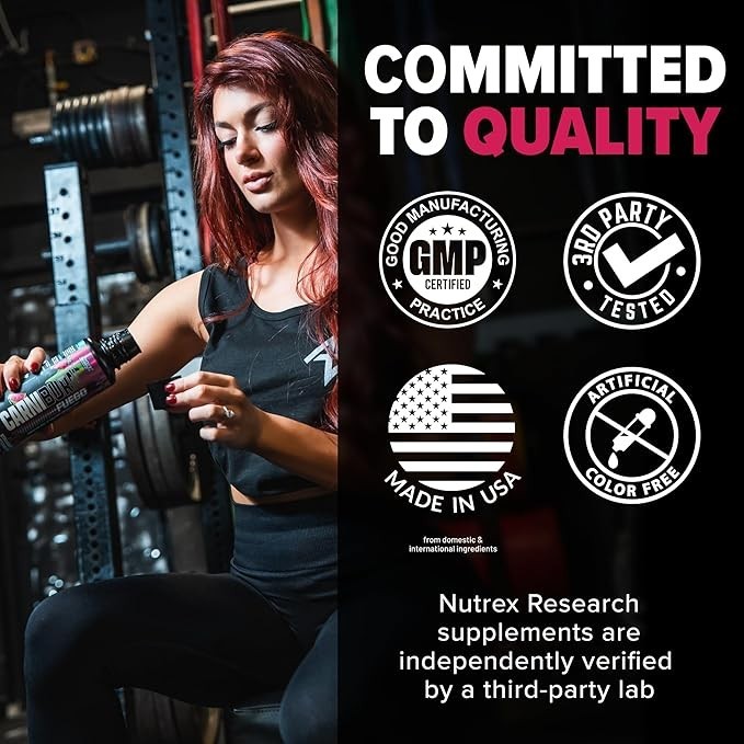 Nutrex Carniburn Liquid L-Carnitine 3000mg Metabolism Support 17.52 fl oz