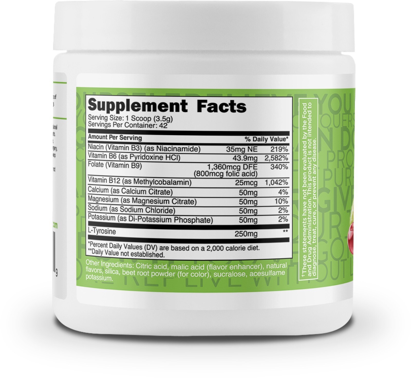 TransformHQ Hydration 42 Servings (Cherry Limeade) – Electrolyte Drink Mix
