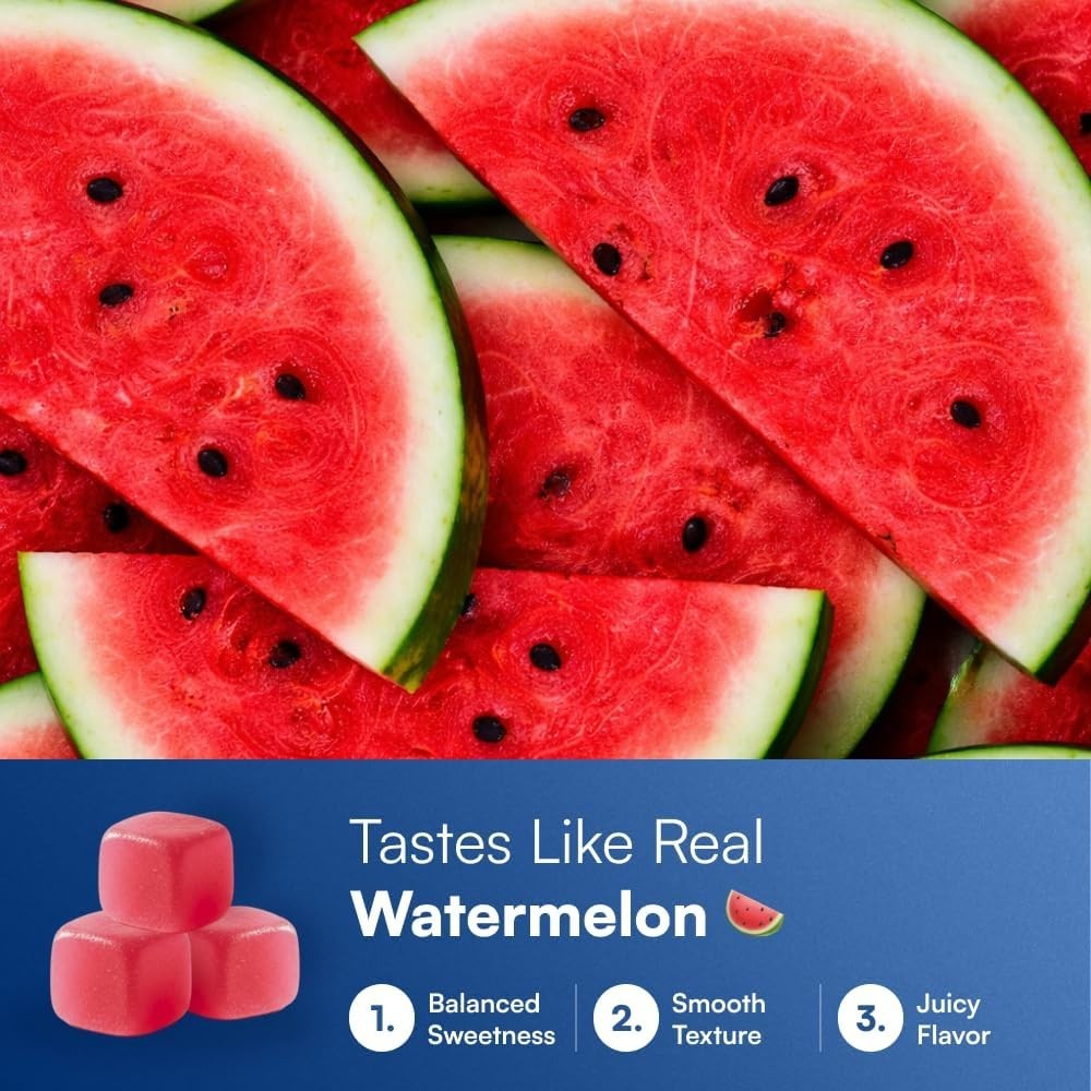 3x OMNI Creatine Monohydrate Gummies – Supports Muscle Growth, Watermelon