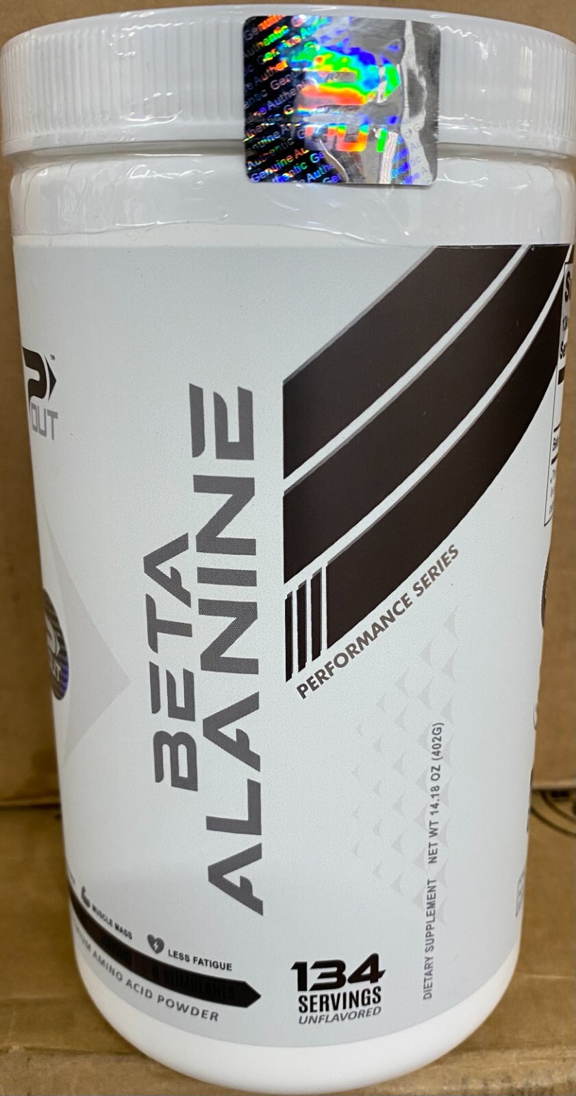 P-Out Performance Series Beta Alanine 3000mg – 134 Servings, Made in USA NEW