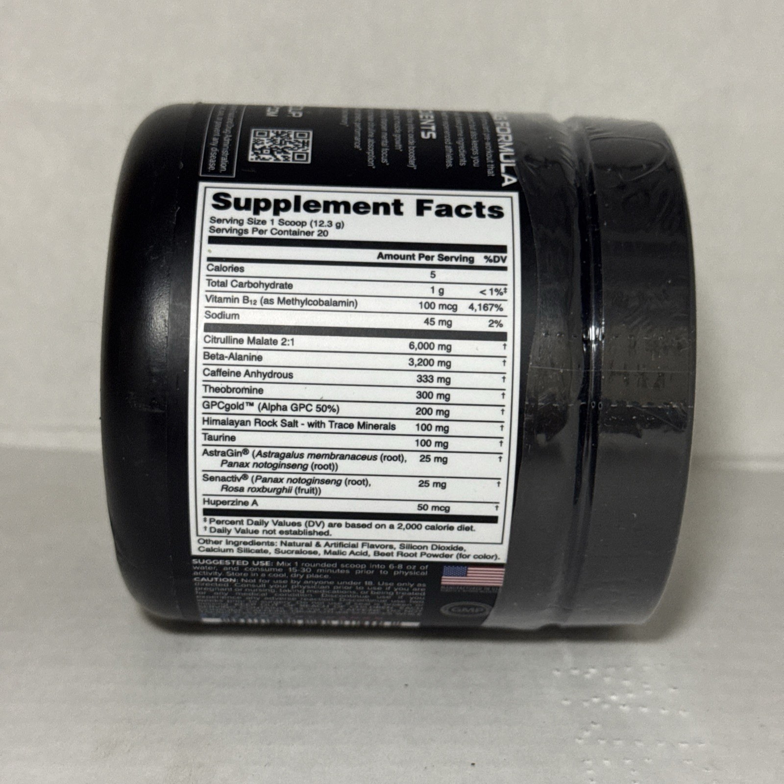 Bucked WOKE AF MIAMI Energy Support Powder – 8.68oz. Exp 5/27 And Later