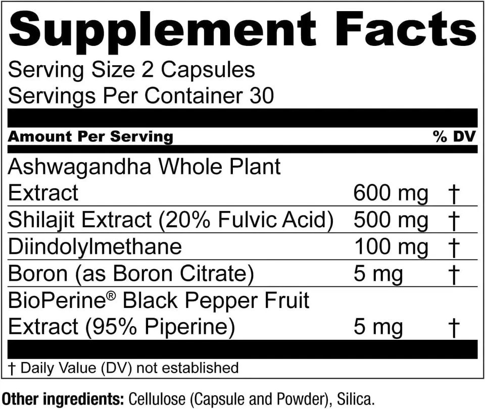 Authentic Essential Elements T-Hero Male Health Supplement Brand, FS | Pack of 5