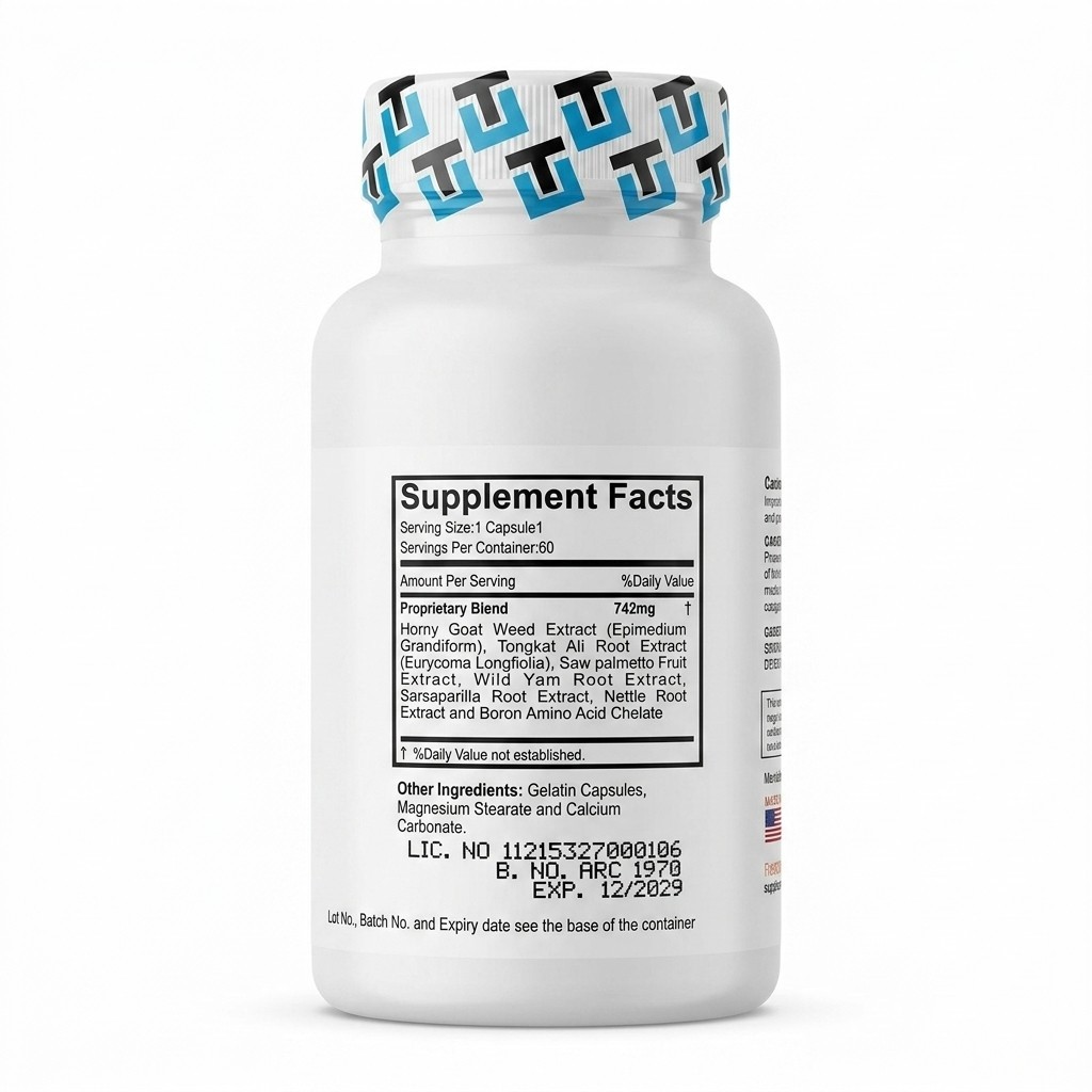 TESTOULTRA TESTOSTERONE BOOSTER Libido Stamina Energy Power /60 CAPS