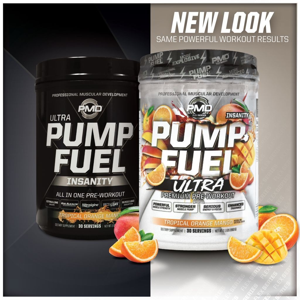 PUMP FUEL ULTRA INSANITY GLYCO LOAD TROPICAL ORANGE MANGO