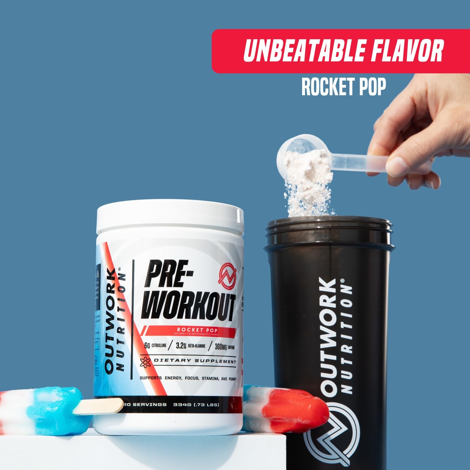 Outwork Nutrition Preworkout For Men Women – Nootropic Pre Workout Without