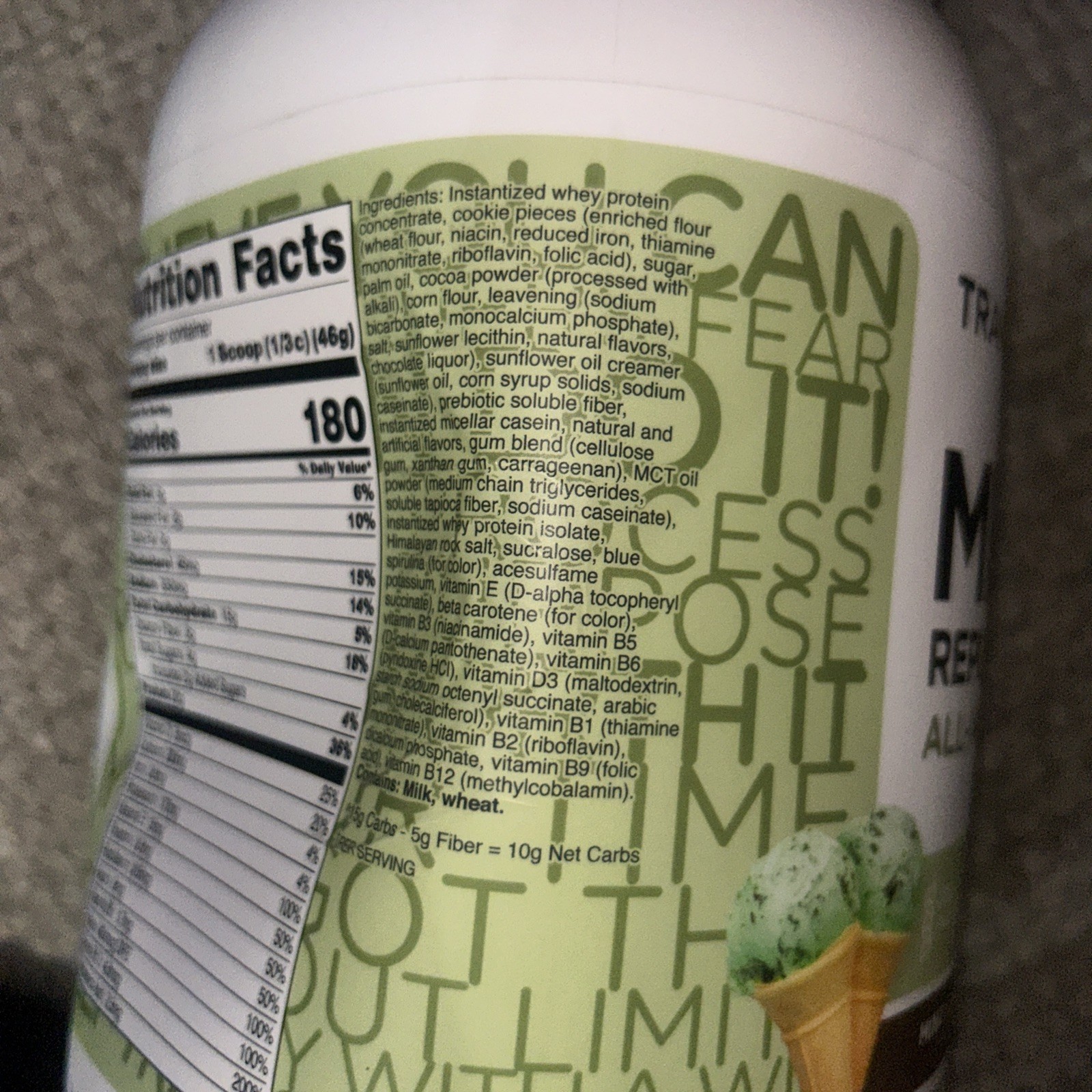 TransformHQ Meal Replacement Shake Powder 28 Servings (Mint Chocolate Chip)