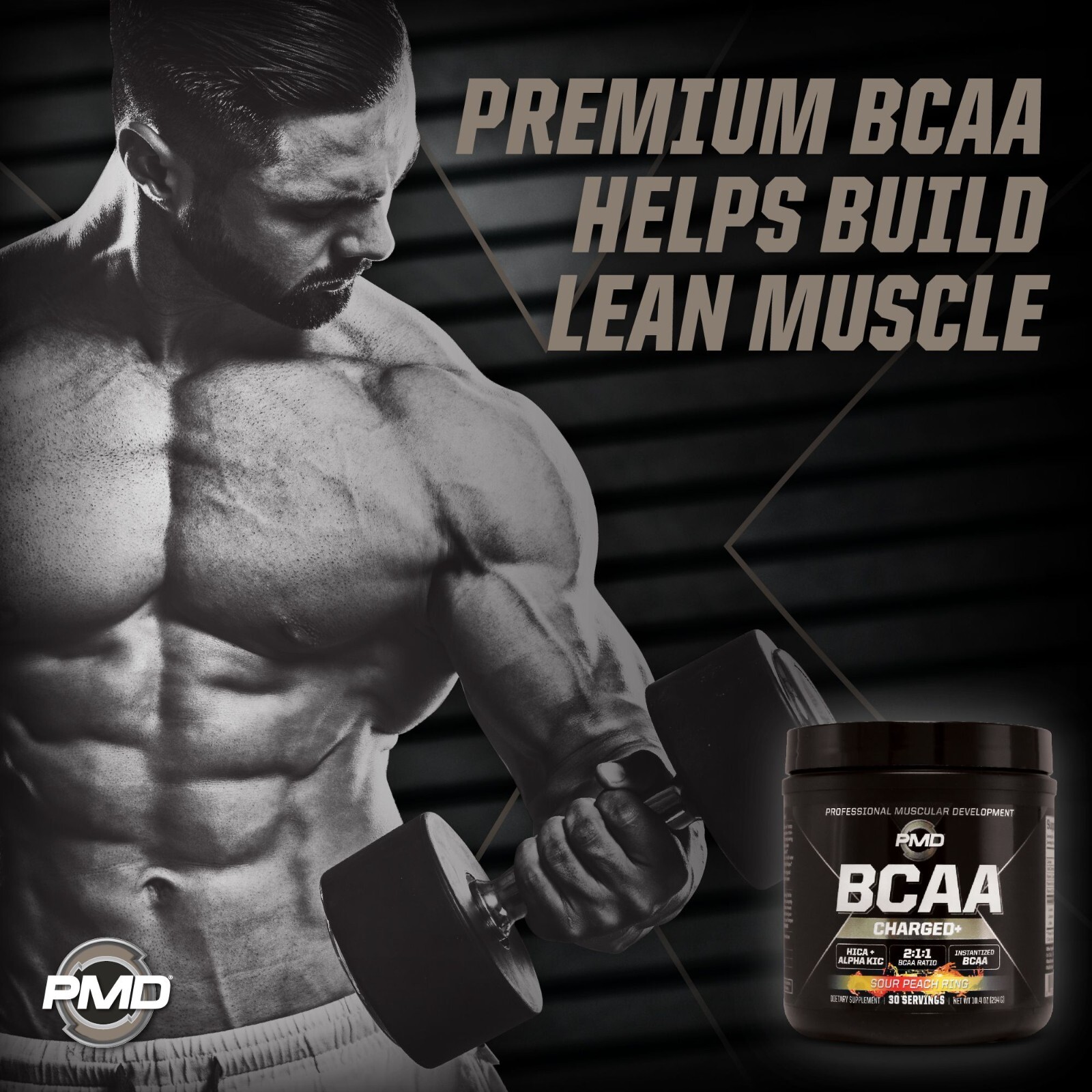 BCAA Charged Amino Acid Drink Performance & Recovery – Peach Mango (30 Serve)