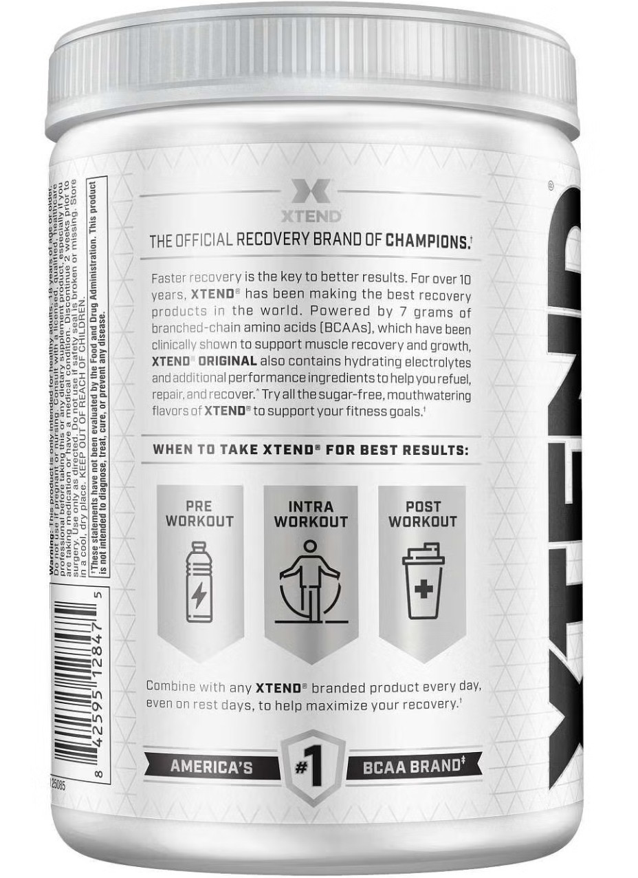 Xtend 7G BCAA AIR HEADS CHERRY Sugar-Free POWDER MUSCLE RECOVERY Exp 7/26 SEALED