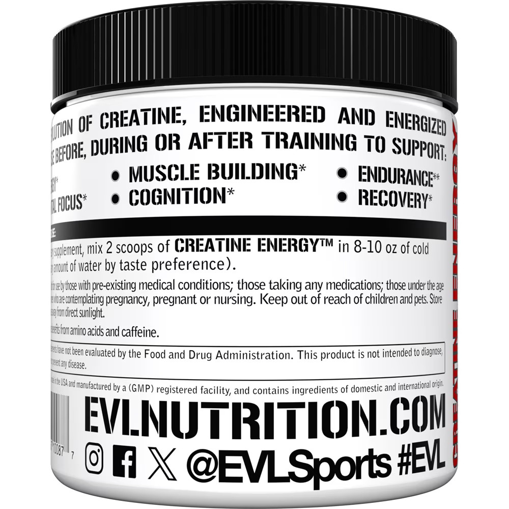 Creatine Energy – Supports Muscle Growth, Boosts Energy, Endurance & Cognition –