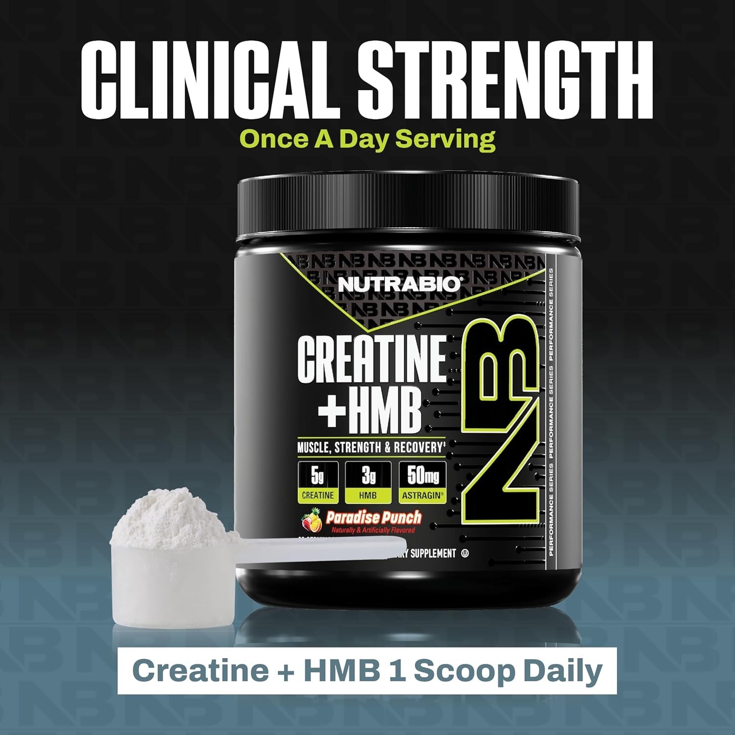 Creatine + HMB- Creatine Monohydrate with HMB Powder for Muscle Growth, Incre…