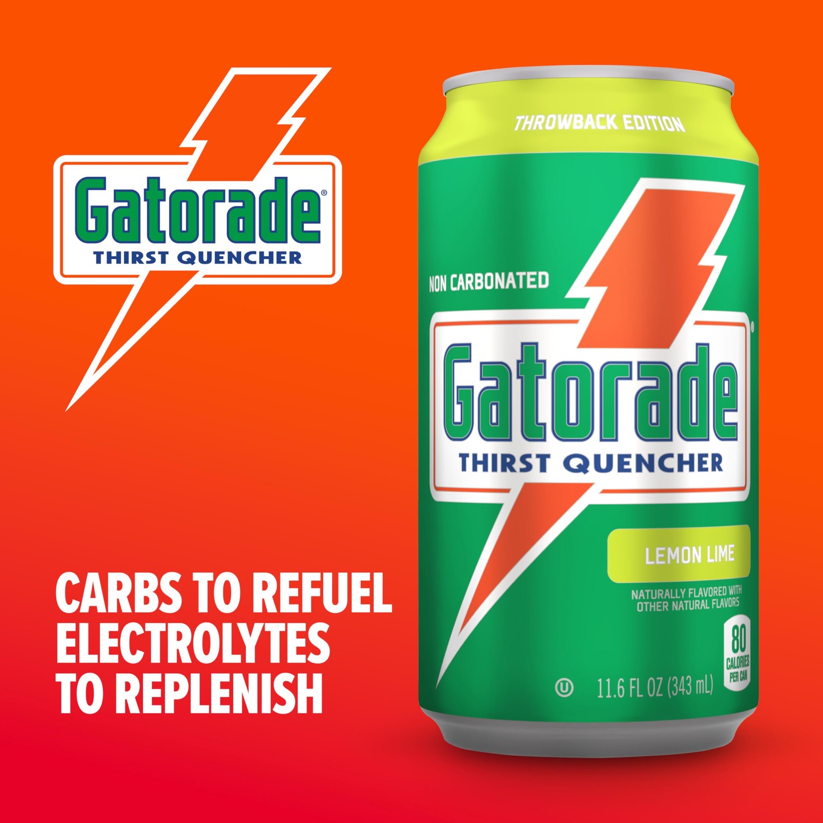 Gatorade Thirst Quencher, Lemon-Lime, 12 Fl Oz Cans 12 (Pack of 18)