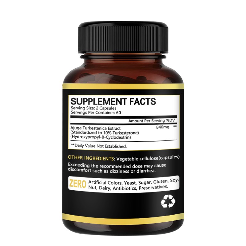Turkesterone Improve Endurance Promote Muscle Growth And Development 120 Capsule