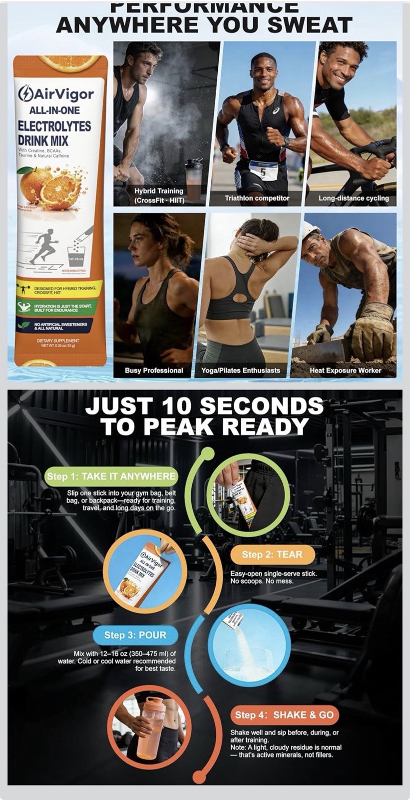 Creatine Electrolytes Powder