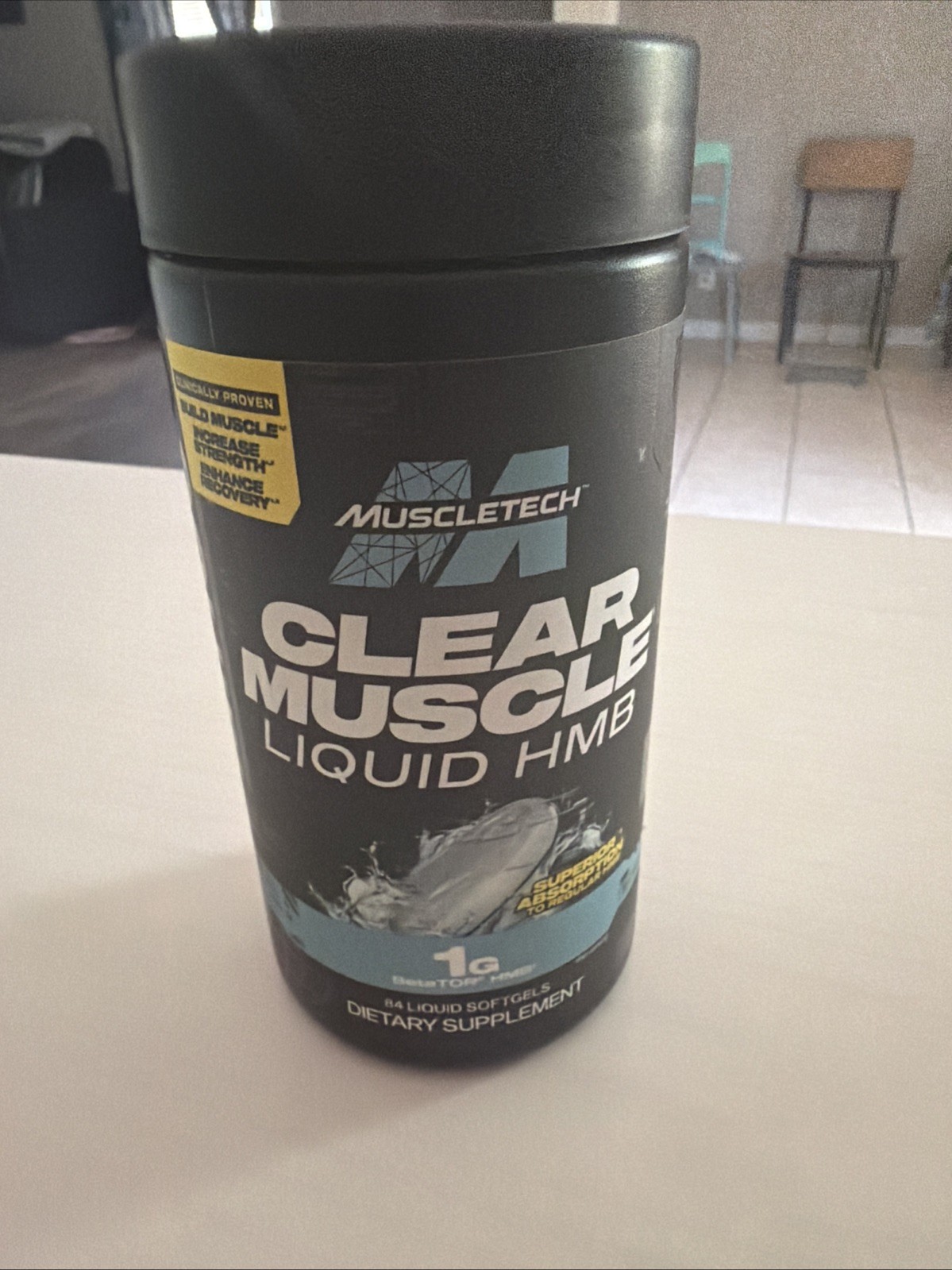 Clear Muscle Liquid HMB 84 Soft Gels Dietary Supplement New Muscletech